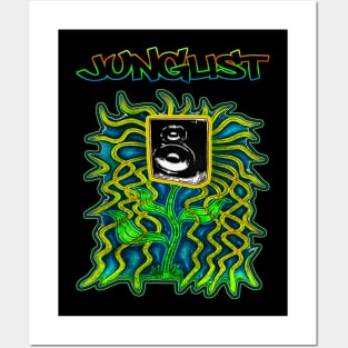 Junglist-Soundplant-Flouro Posters and Art